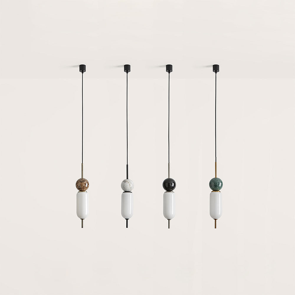 Anet 5W LED Pendant Light Matt Black / White - ARO.C1206/NEG