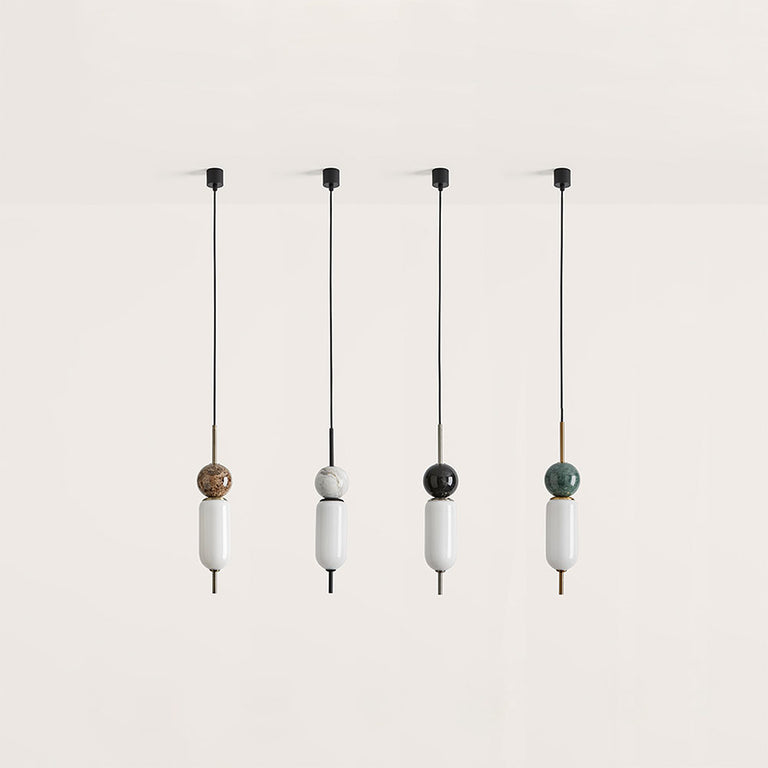 Anet 5W LED Pendant Light Matt Black / White - ARO.C1206/NEG