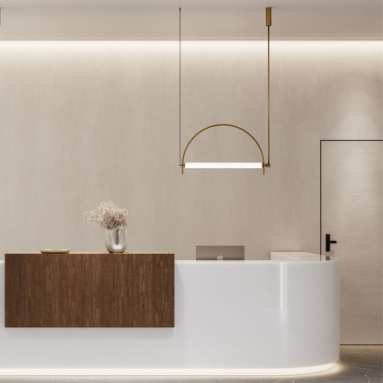 Arc LED Pendant Light Aged Gold - ARO.C1292/ORO