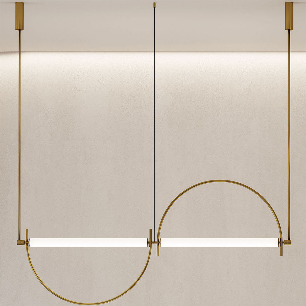 Arc LED Pendant Light Aged Gold - ARO.C1292/ORO