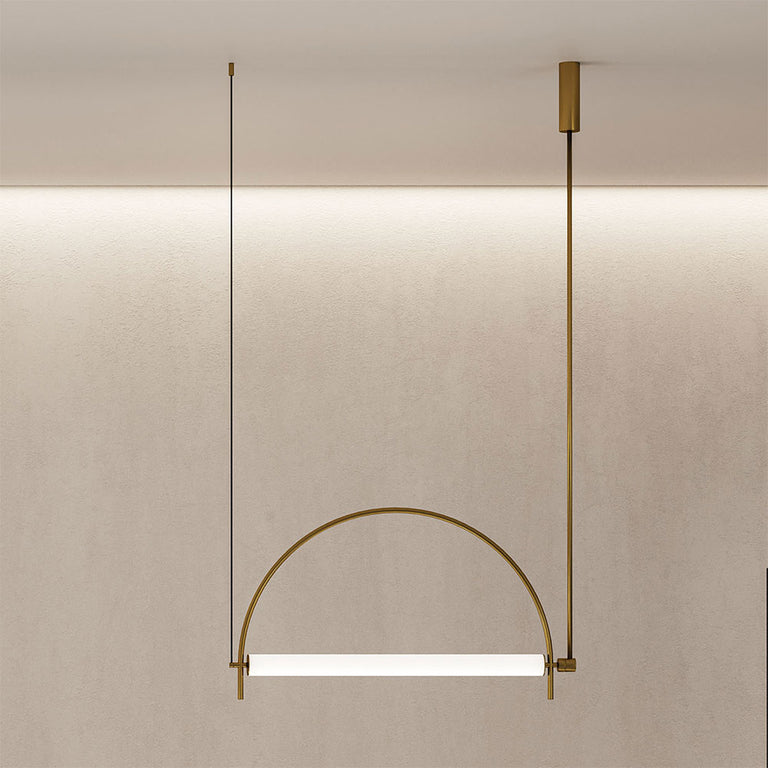 Arc LED Pendant Light Aged Gold - ARO.C1292/ORO