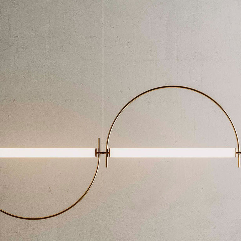 Arc LED Pendant Light Aged Gold - ARO.C1292/ORO
