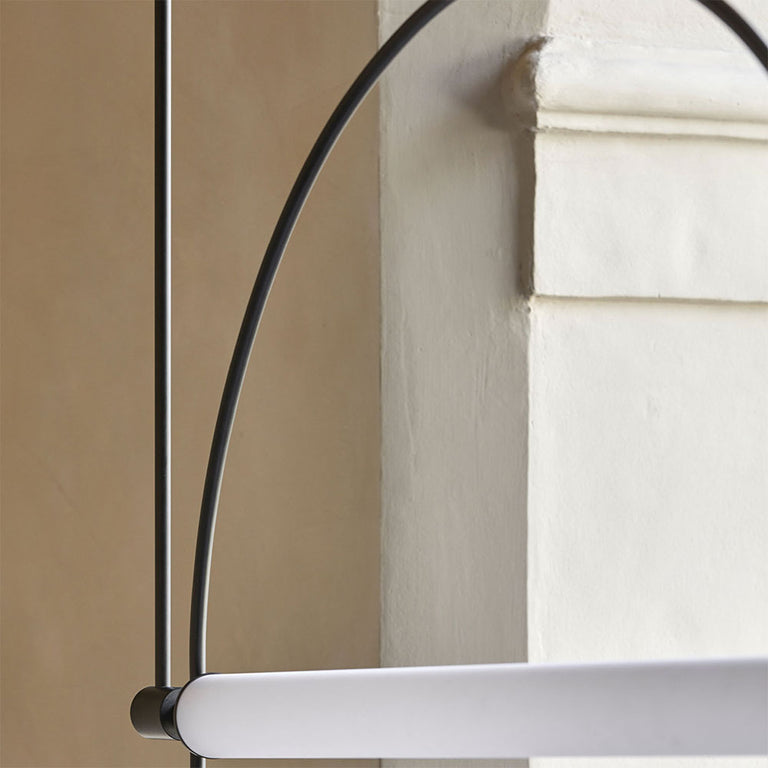 Arc LED Pendant Light Matt Black - ARO.C1292/NEG