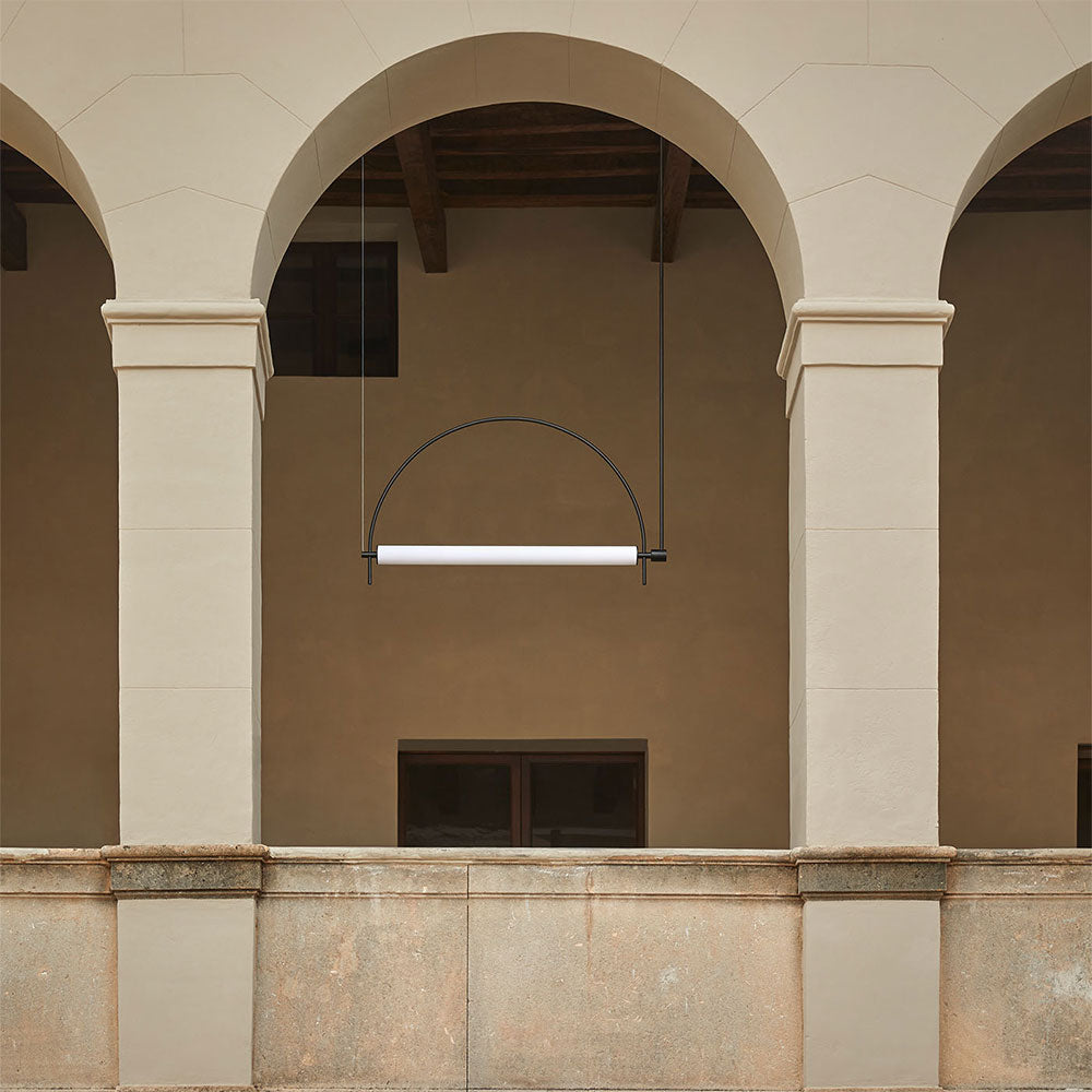 Arc LED Pendant Light Matt Black - ARO.C1292/NEG