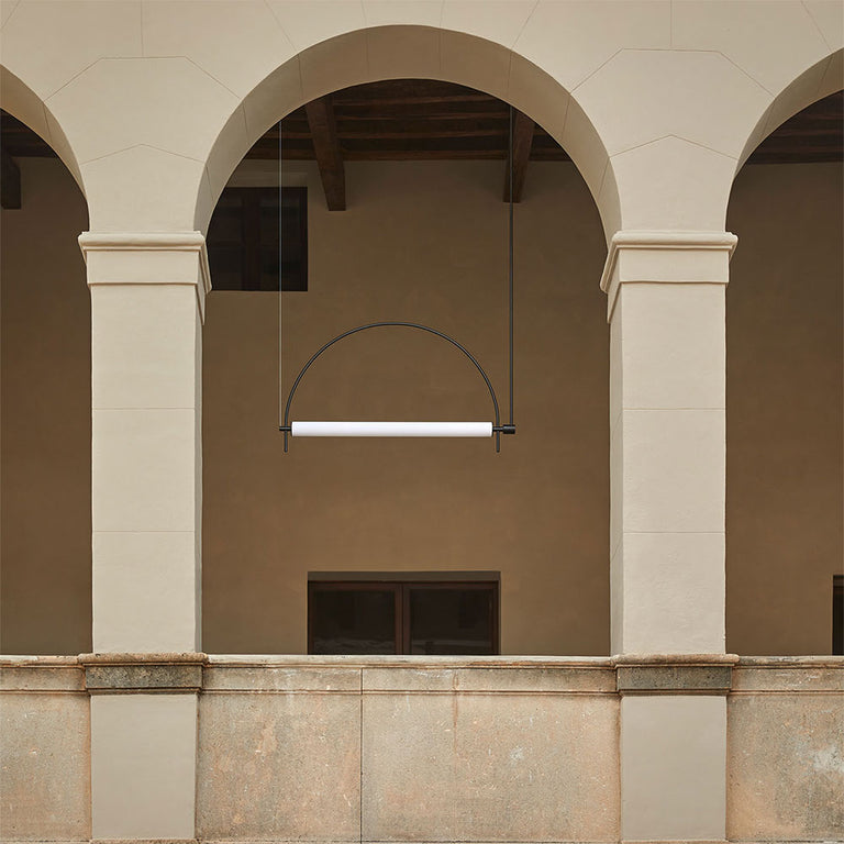 Arc LED Pendant Light Matt Black - ARO.C1292/NEG
