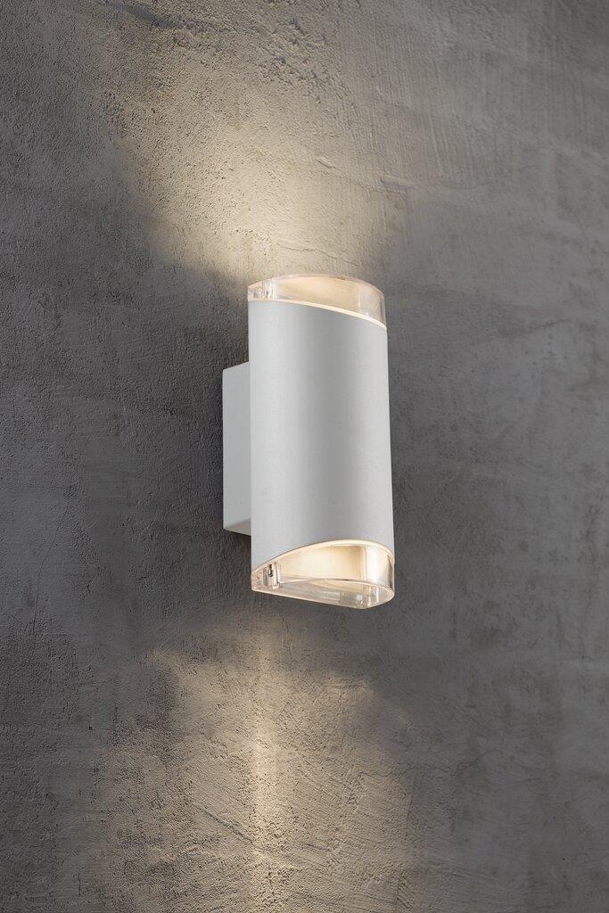 Arn 2 Light 240V GU10 Up & Down Wall Pillar Light White - 45481001