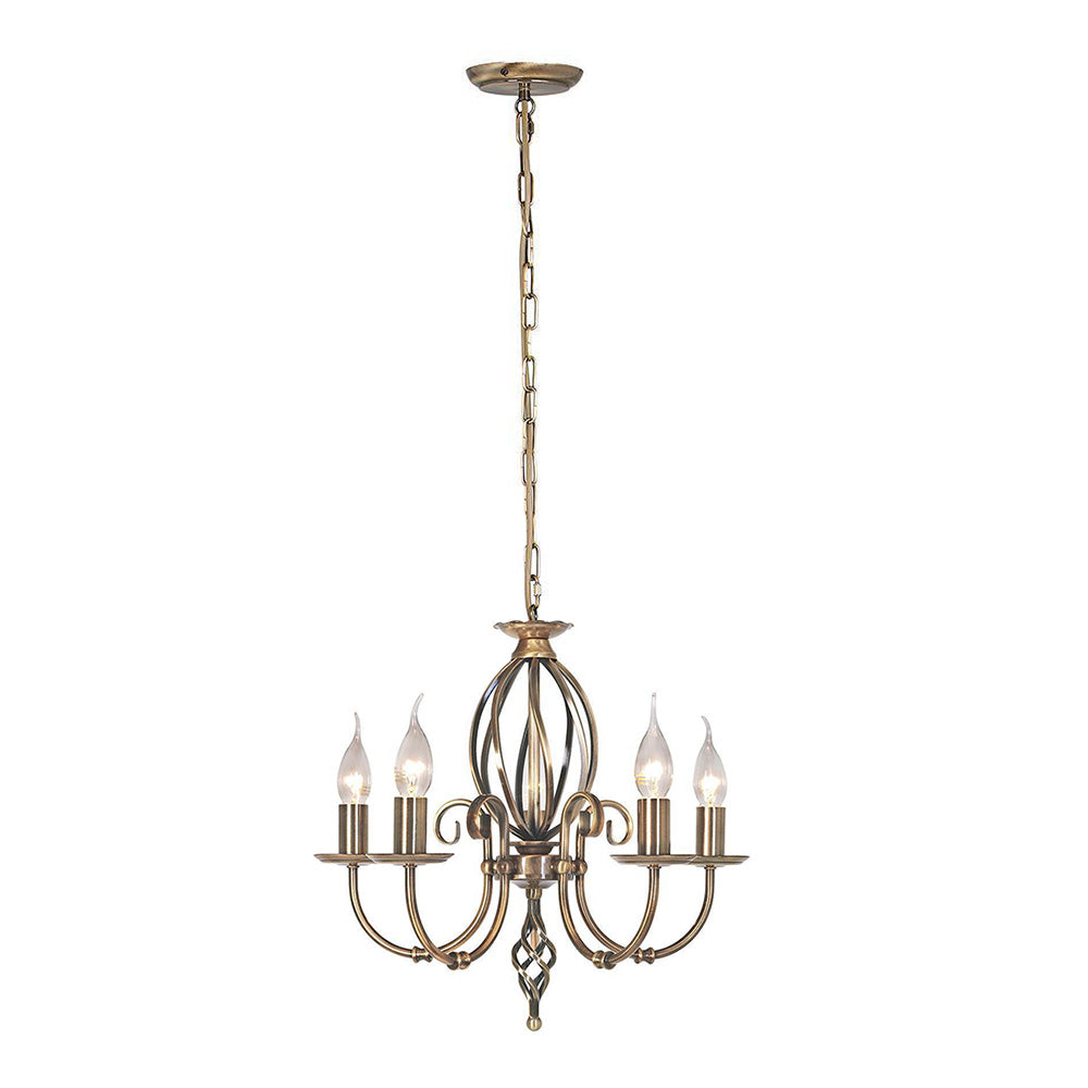 Artisan 5 Light Chandelier Aged Brass - ART5-AGD-BRASS