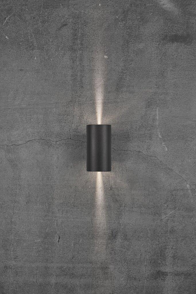 Asbol 13W 240V Up & Down LED Wall Light Black / Warm White - 84971003