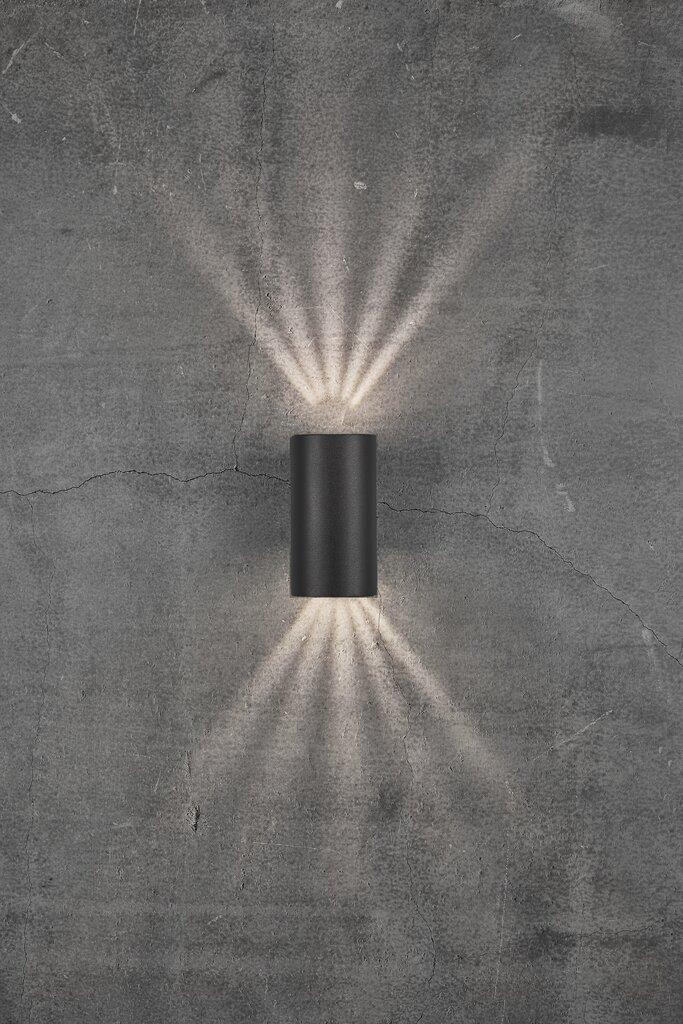 Asbol 13W 240V Up & Down LED Wall Light Black / Warm White - 84971003