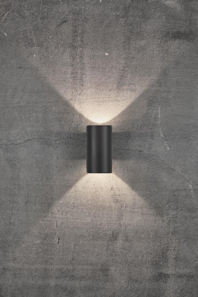 Asbol 13W 240V Up & Down LED Wall Light Black / Warm White - 84971003
