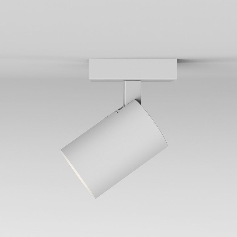 Ascoli Single GU10 Spotlight Textured White - 1286001