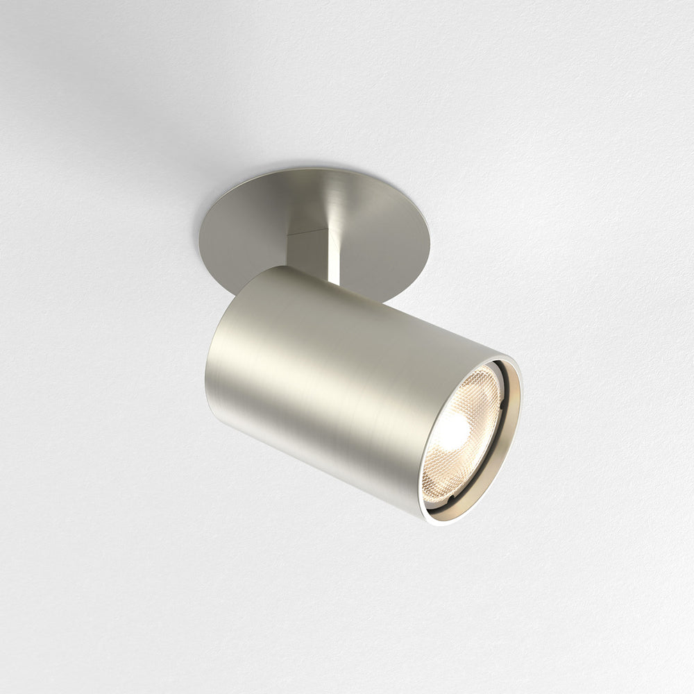 Ascoli Recessed GU10 Spotlight Matt Nickel - 1286023