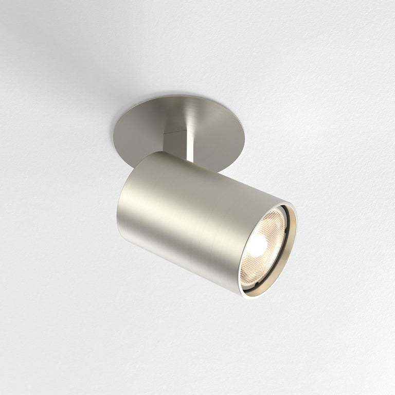 Ascoli Recessed GU10 Spotlight Matt Nickel - 1286023