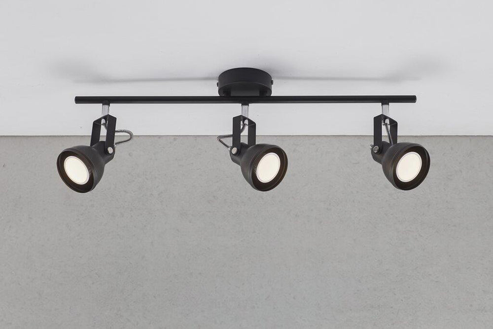Aslak 3 Light 240V GU10 Spotlight Black - 45740103