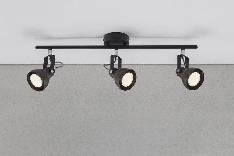 Aslak 3 Light 240V GU10 Spotlight Black - 45740103