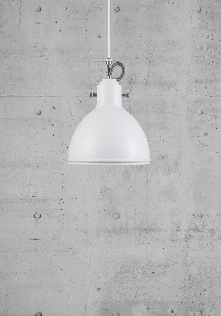 Aslak 1 Light Pendant White - 46553001