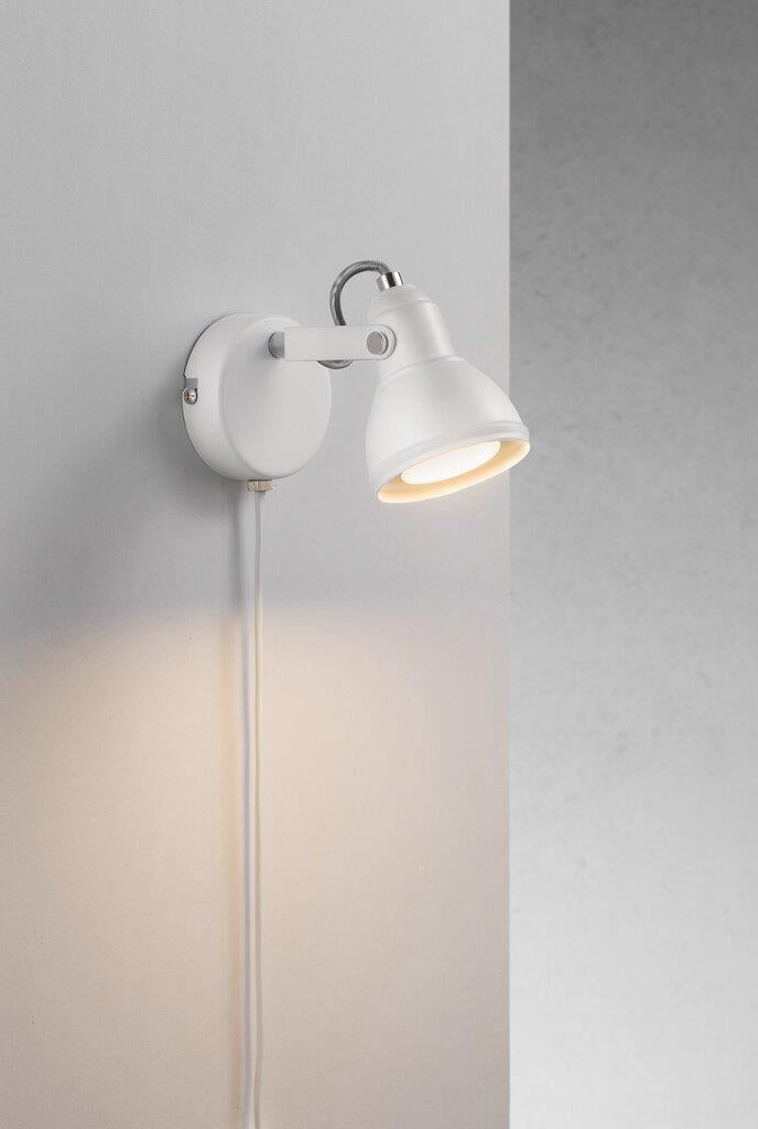 Aslak 240V GU10 Wall Light White - 45721001