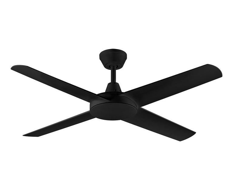 Aspire 52" AC Ceiling Fan With Polymer Blades Black - FA12BL