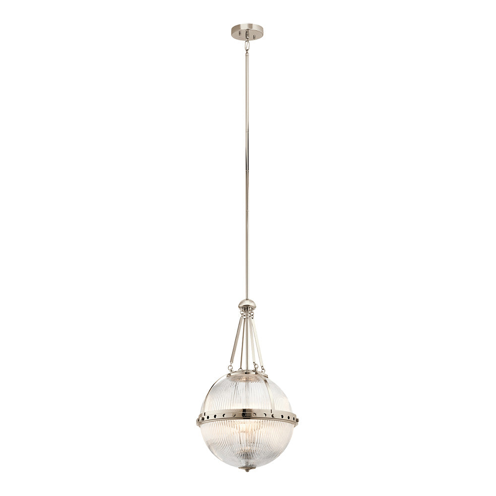 Aster 3 Light Pendant Polished Nickel - KL-ASTER-P-PN