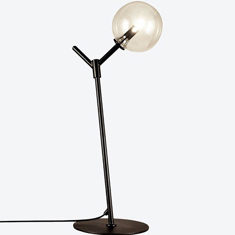 Atom 5W LED Table Lamp Matt Black / Clear - ARO.S1214/NEG/CLR