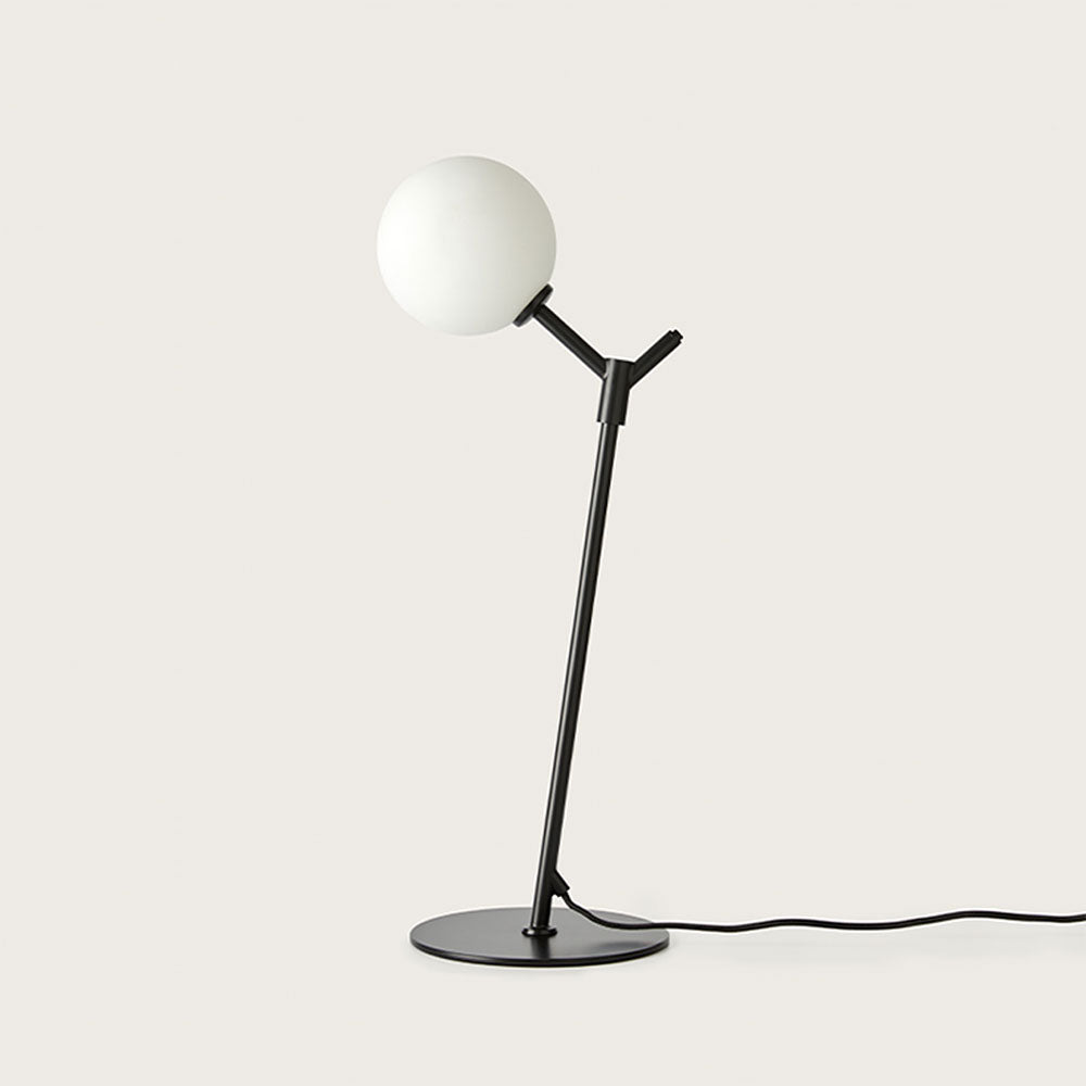 Atom 5W LED Table Lamp Matt Black / Opal - ARO.S1214/NEG/OPAL