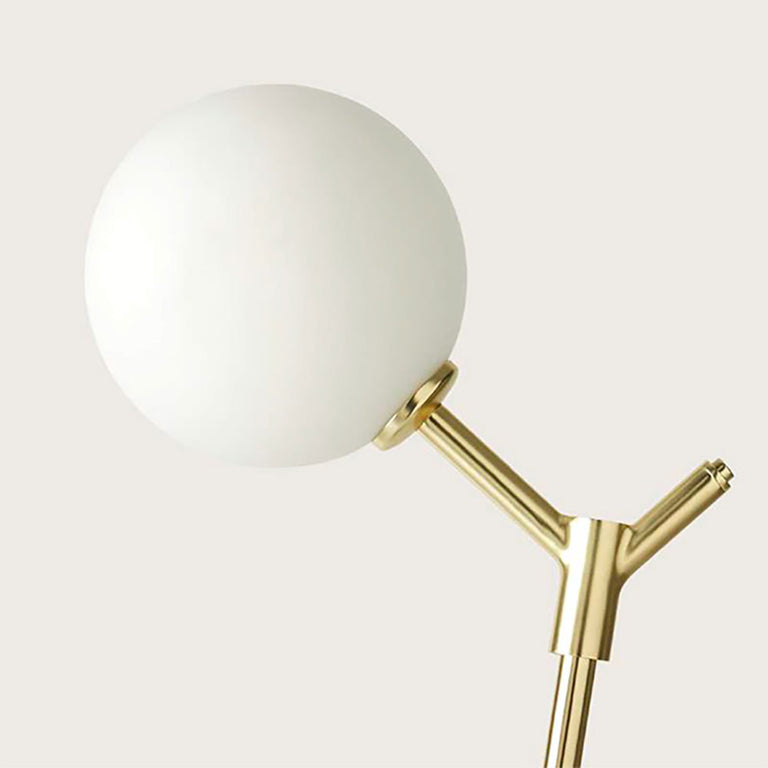 Atom 5W LED Table Lamp Matt Brass / Opal - ARO.S1214/ORO/OPAL