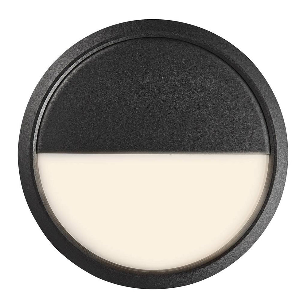 Ava 9.5W LED Wall / Ceiling Light Black / Warm White - 2019016003