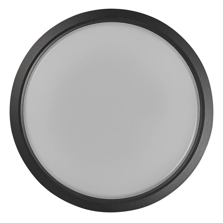 Ava 9.5W LED Wall / Ceiling Light Black / Warm White - 2019016003