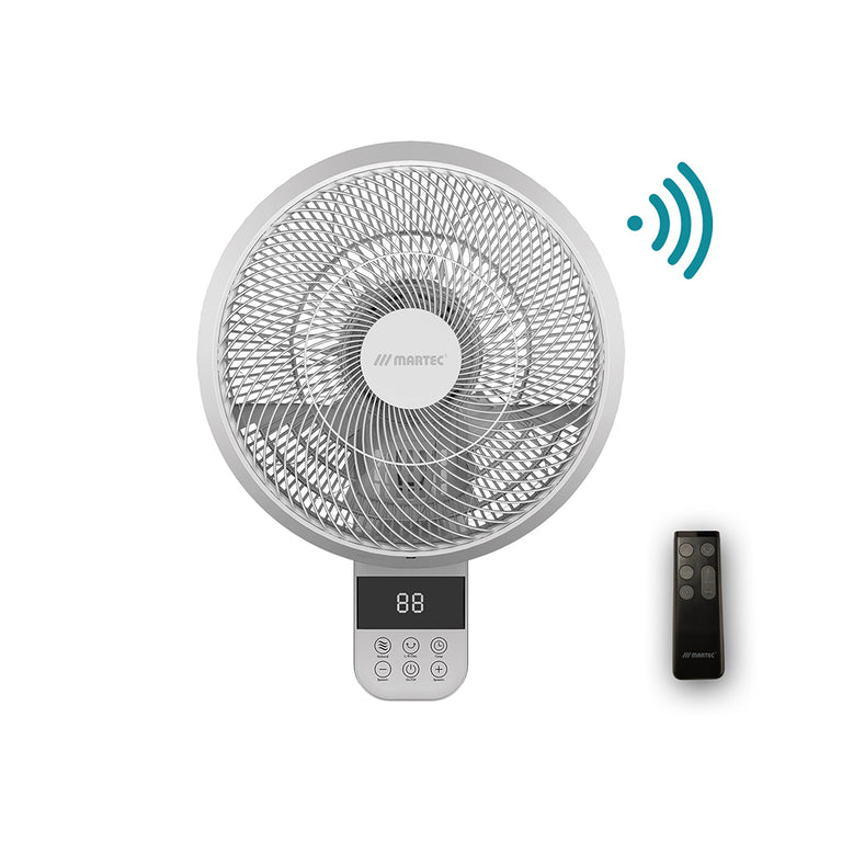 Avalon DC 14" Smart Wall Fan With Remote Control White - MWFA350W