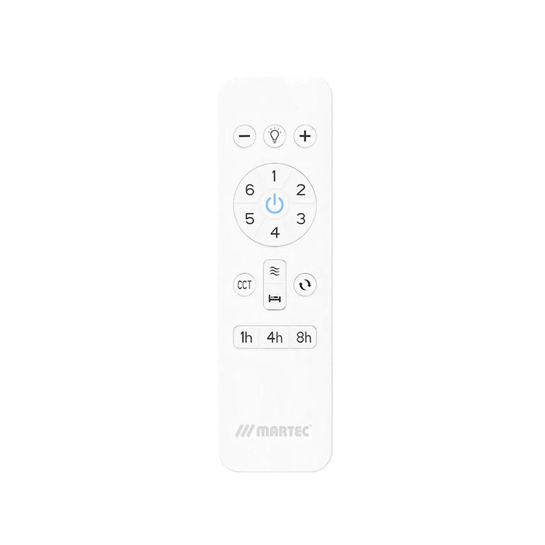 Avoca 52" DC Smart Ceiling Fan With WIFI Remote Control Matt White / Oak + LED Light - MADC1333WOR