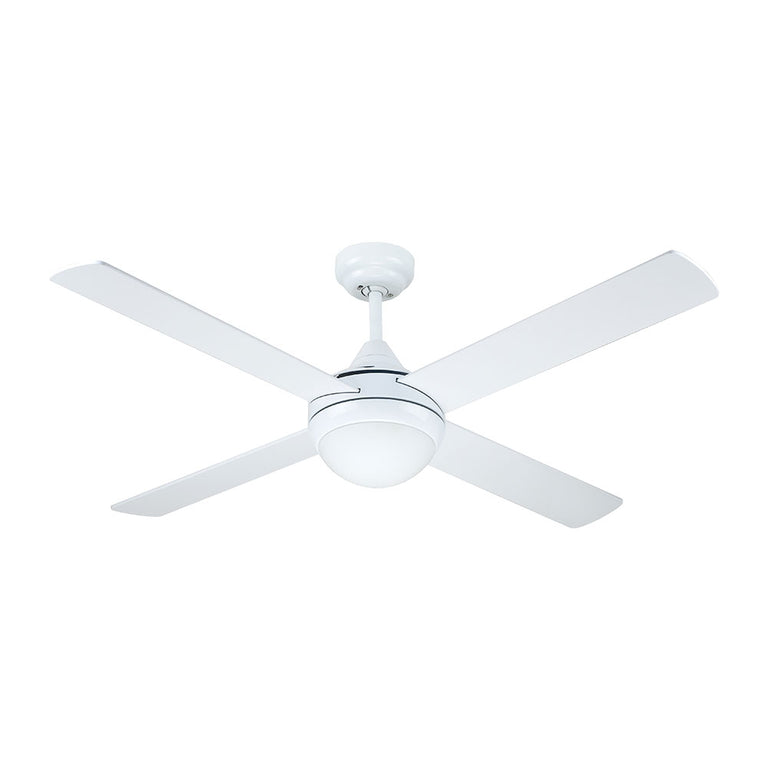 Azure 26 Timber AC 122cm 48" With 2 x E27 Light White - AT2615