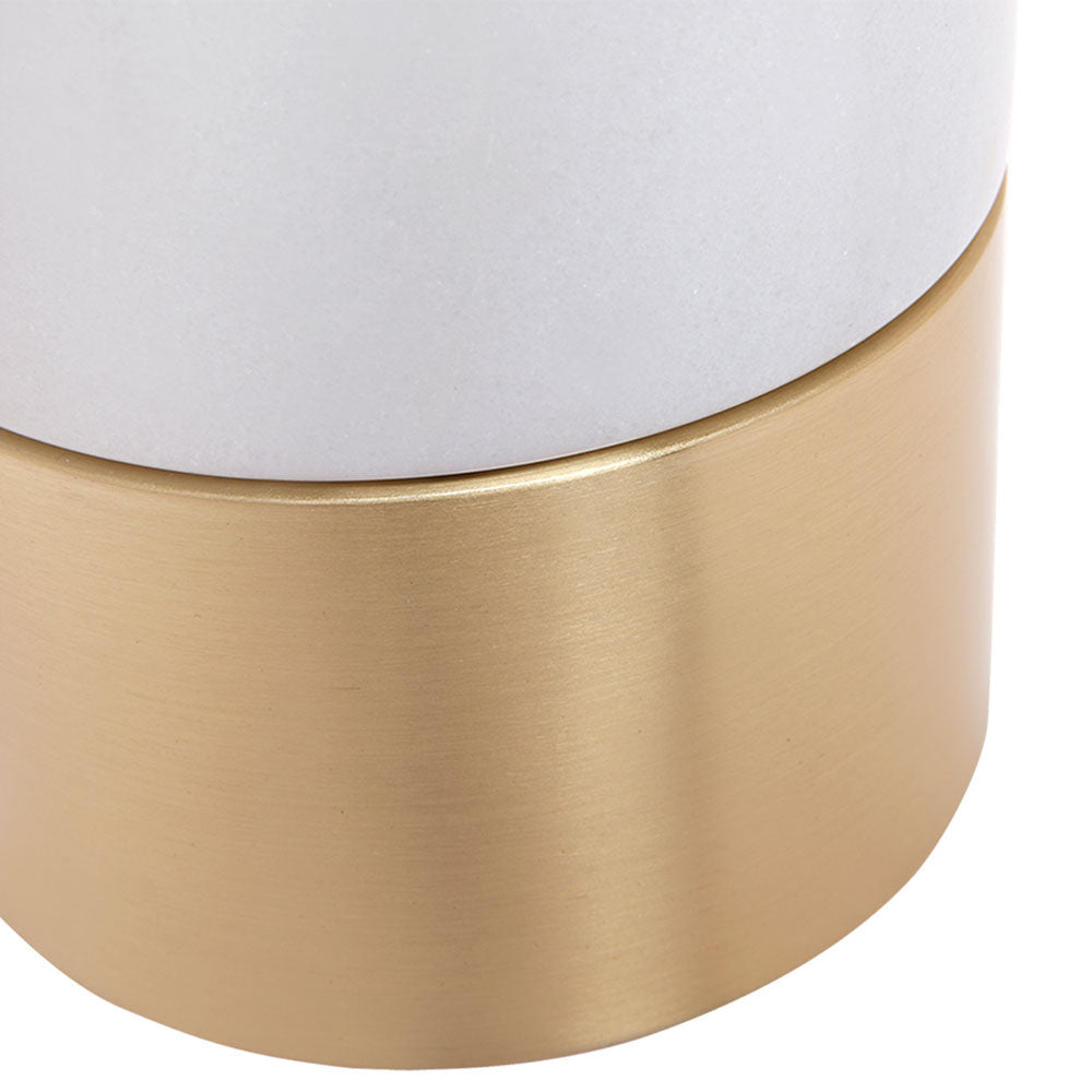 Paola 1 Light Table Lamp Marble / Gold / Black - B11554