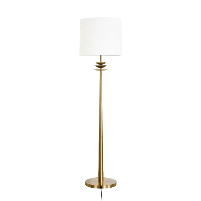 Regina Floor Lamp Brass - B12497