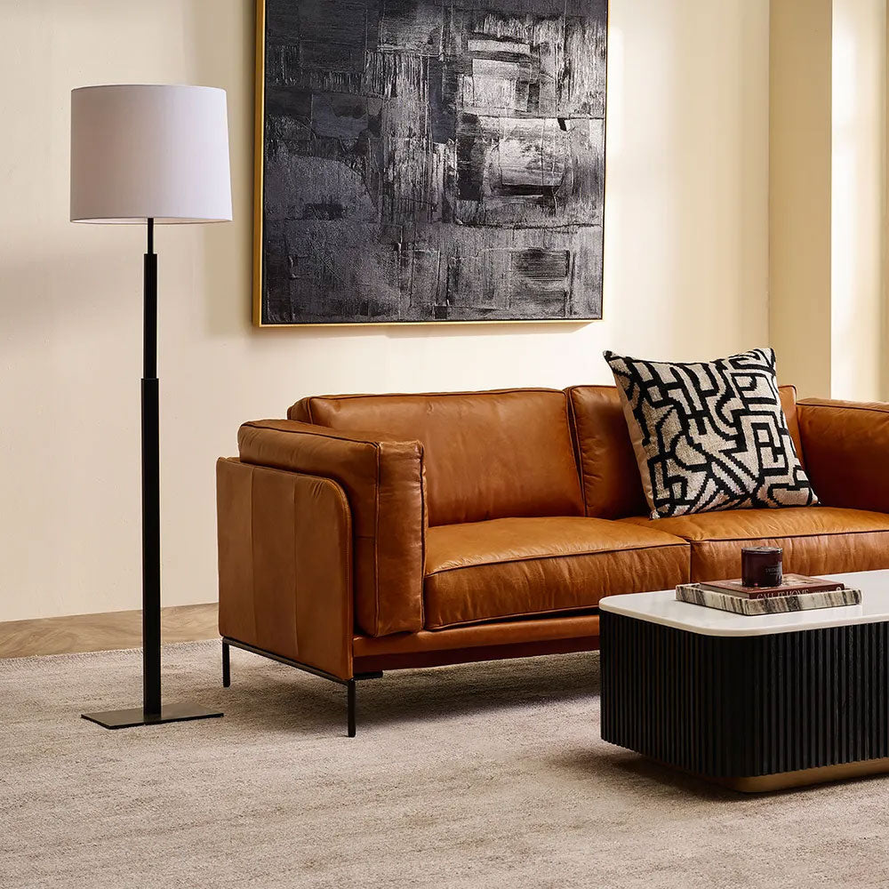 Vernon Floor Lamp Black - B12500