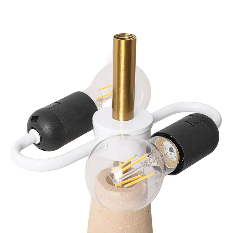 Rochelle Travertine Table Lamp - B12508
