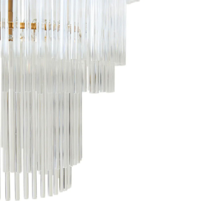 Zara 3 Tier Pendant Brass - B20680