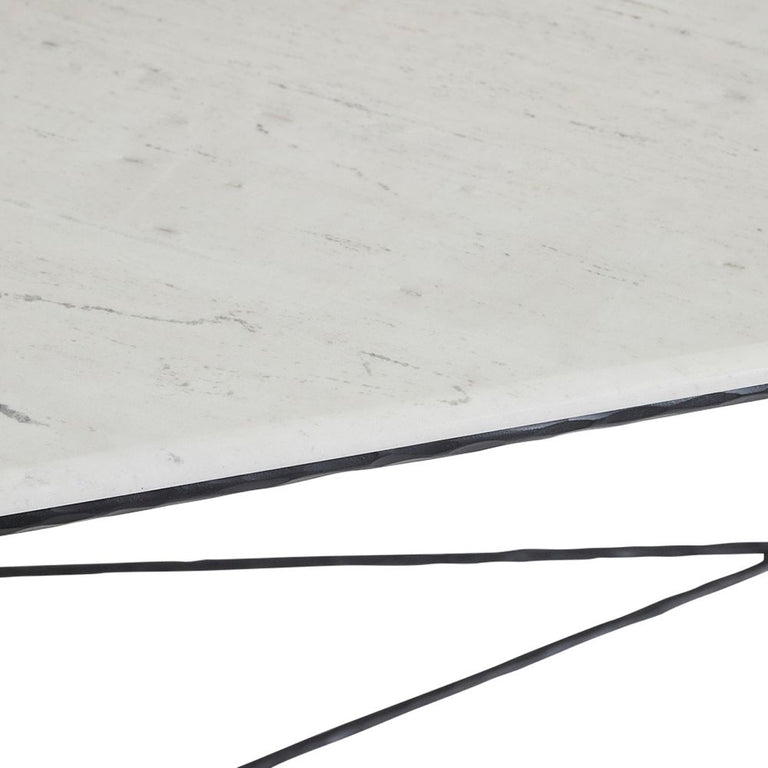 Heston Marble Console Table Large Black - B32170