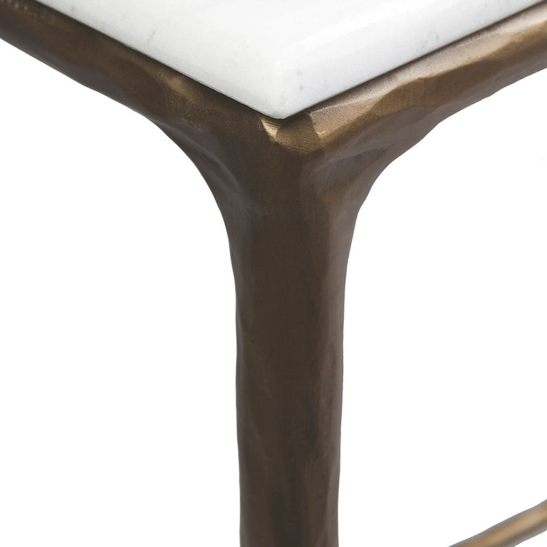 Heston Marble Console Table Medium Brass - B32281