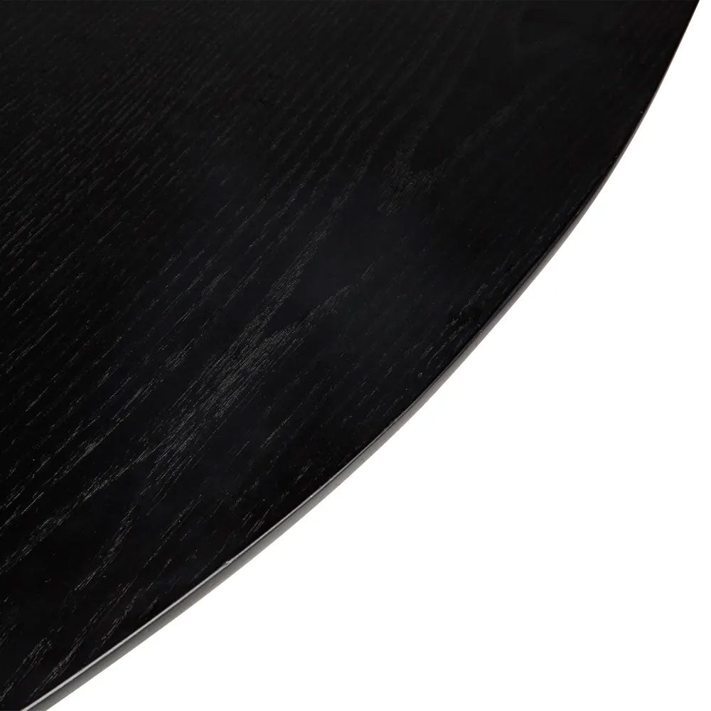 Arlo Round Dining Table 1.5m Black - B32820