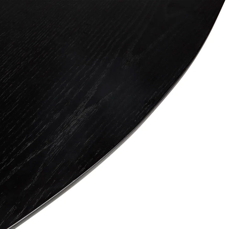 Arlo Round Dining Table 1.5m Black - B32820