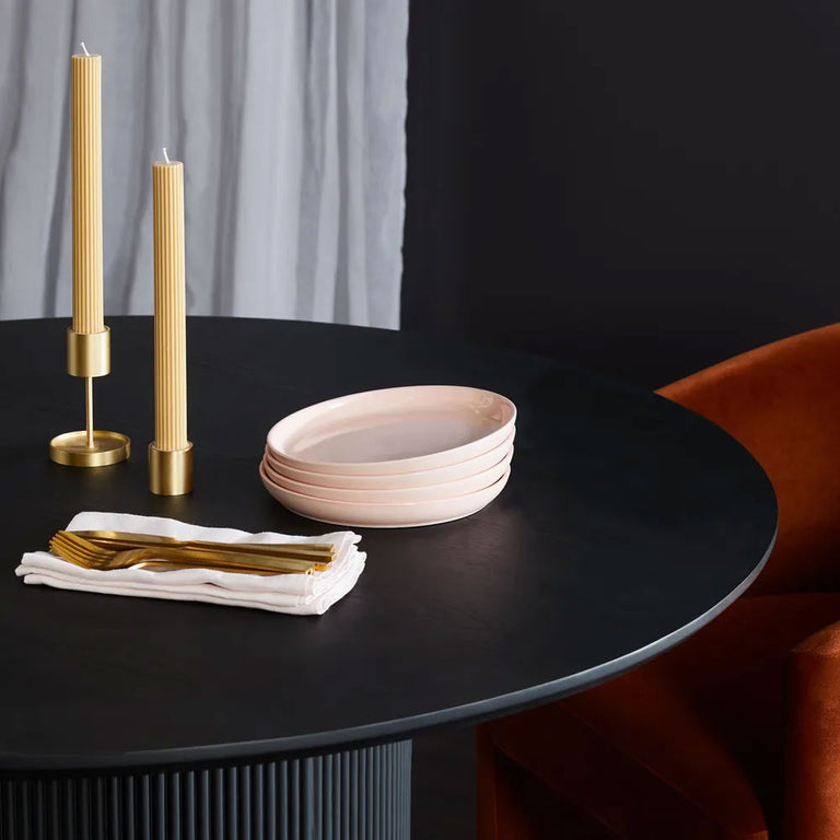 Arlo Round Dining Table 1.5m Black - B32820