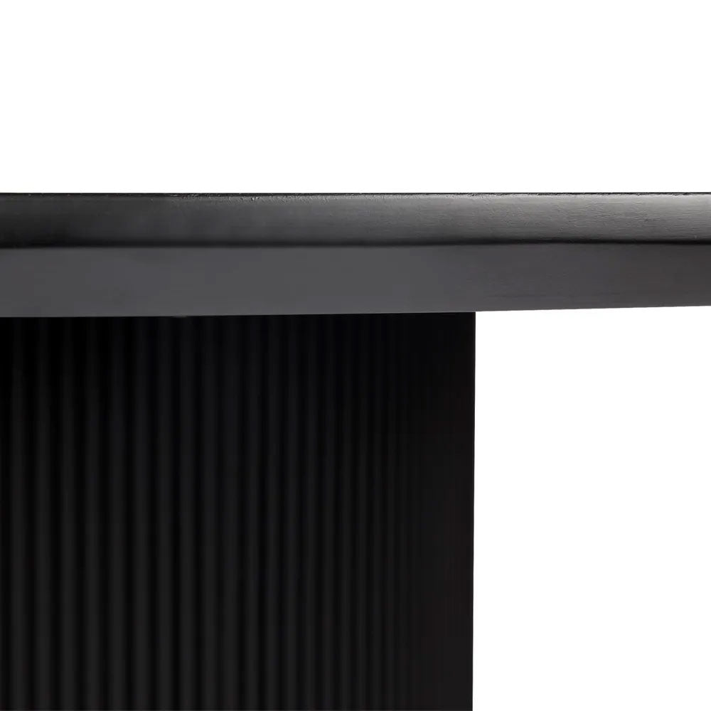 Arlo Round Dining Table 1.5m Black - B32820