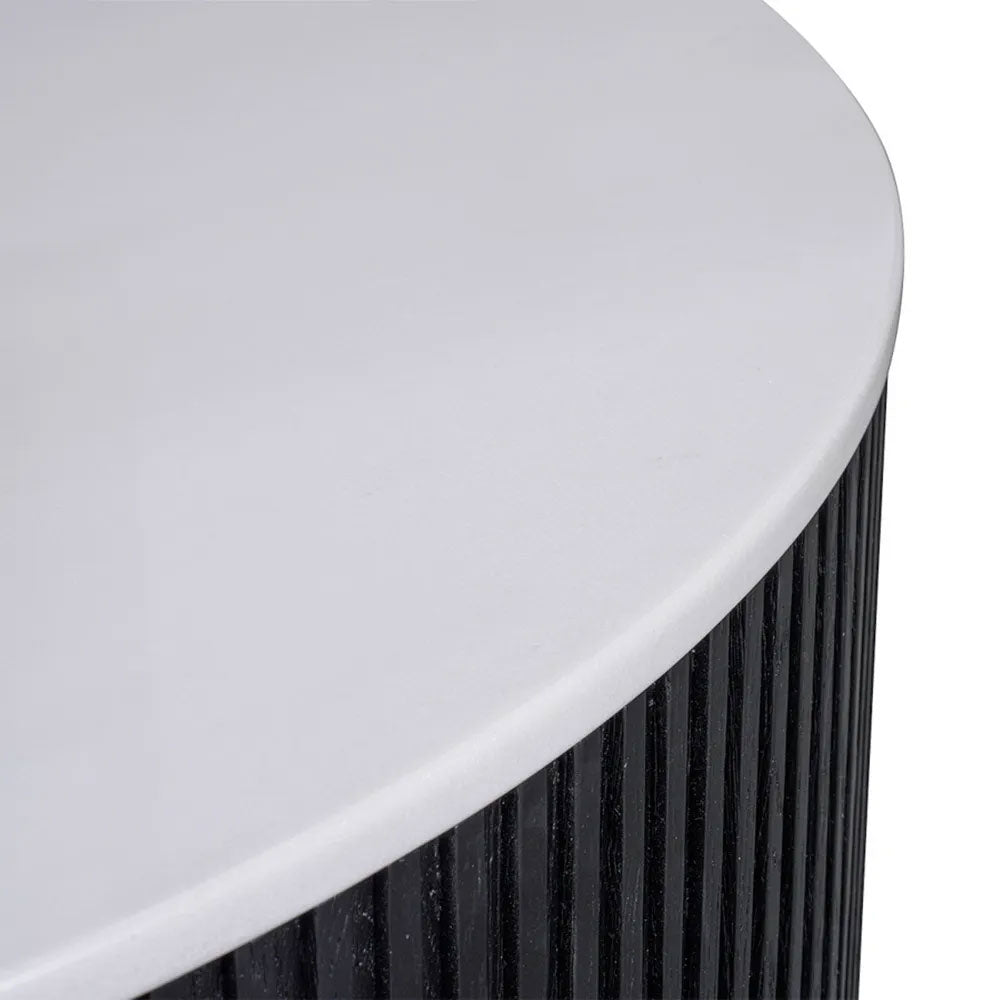 Mason Round Coffee Table Large Black - B33299