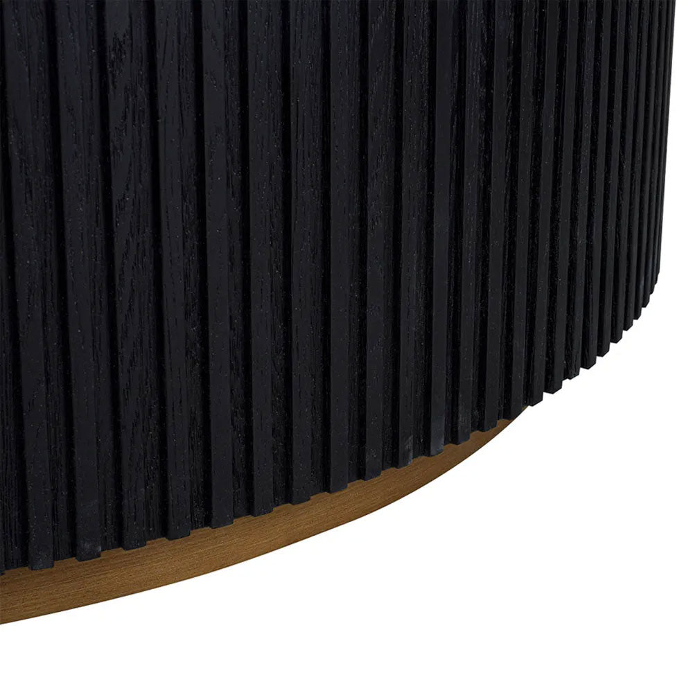 Mason Round Coffee Table Large Black - B33299