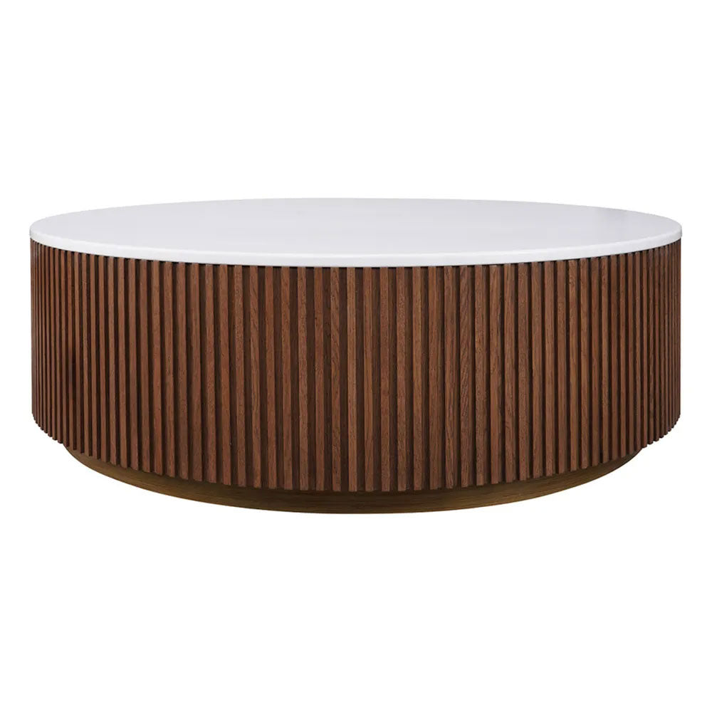 Mason Round Coffee Table Large Walnut - B33300