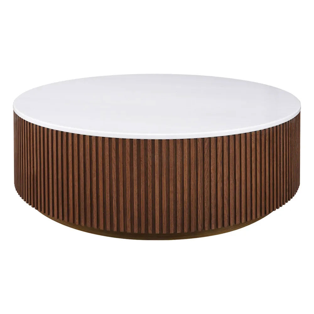 Mason Round Coffee Table Large Walnut - B33300