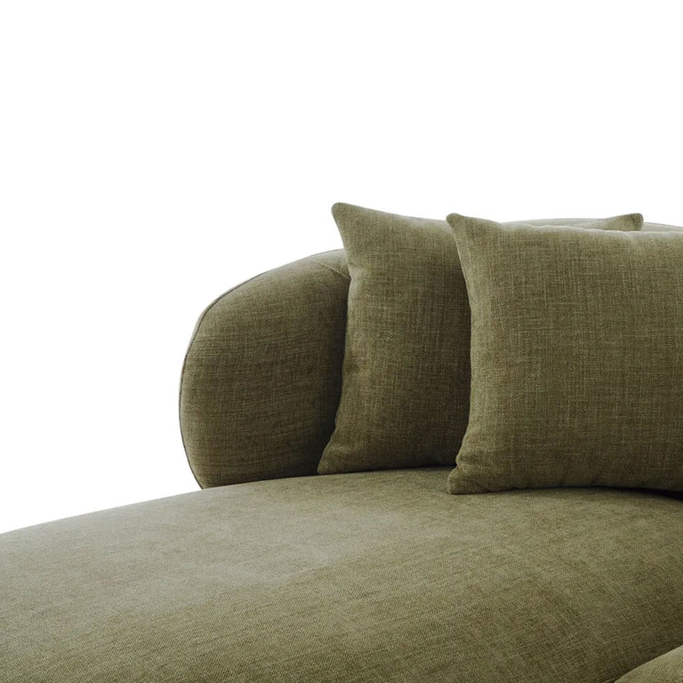 Greenwich Modular 3 Seater Sofa with Left Chaise Sage Chenille - B33507