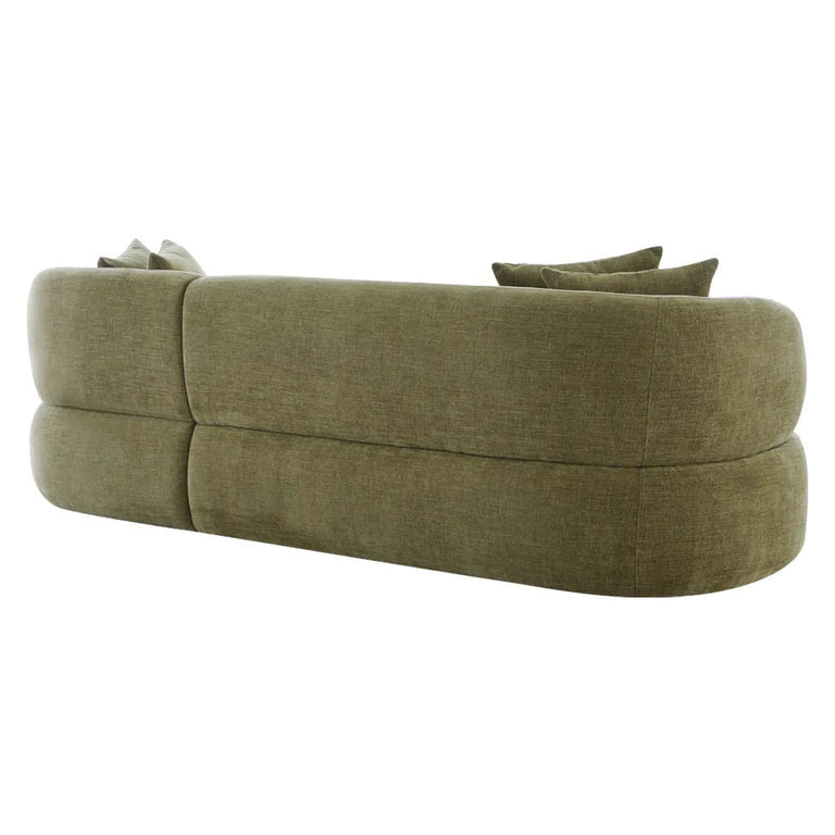 Greenwich Modular 3 Seater Sofa with Right Chaise Sage Chenille - B33510