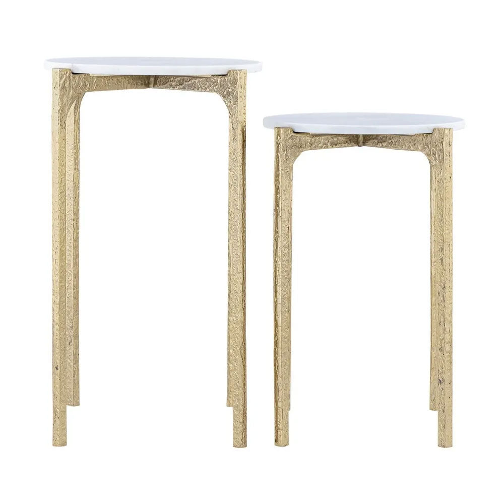 Thea Marble Nesting Side Tables - B33643