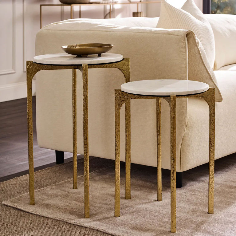 Thea Marble Nesting Side Tables - B33643